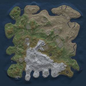 Thumbnail Rust Map: Procedural Map, Size: 4250, Seed: 1327646976, 20 Monuments