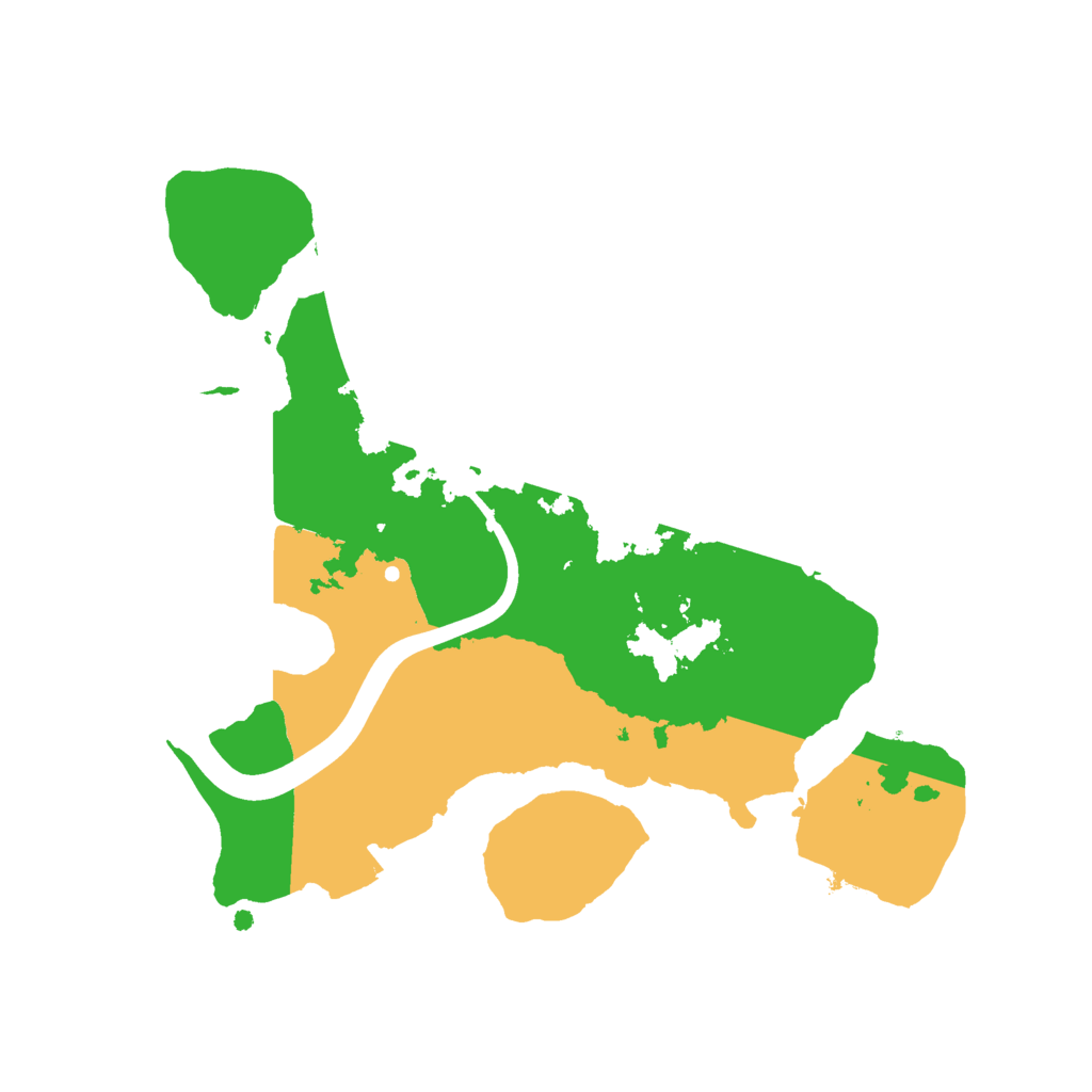 Biome Rust Map: Procedural Map, Size: 2151, Seed: 13825