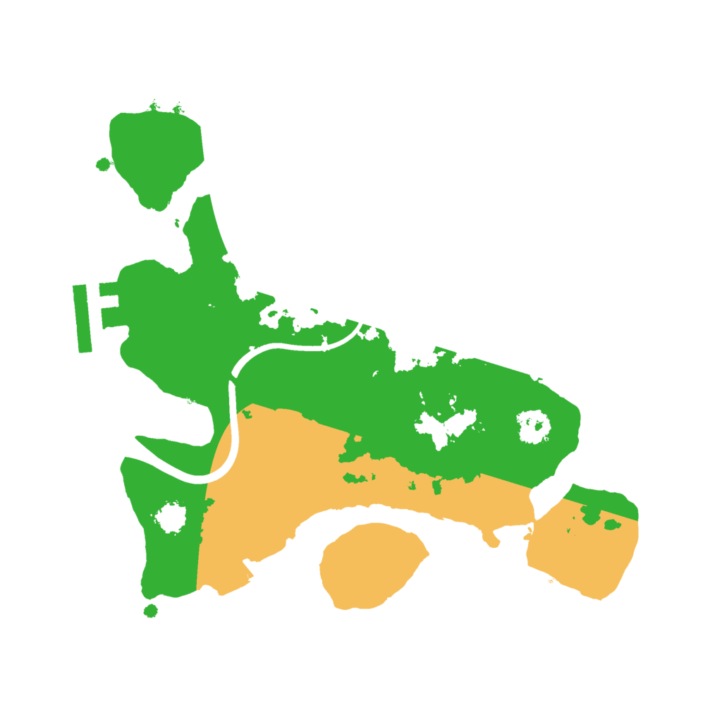 Biome Rust Map: Procedural Map, Size: 2151, Seed: 13825