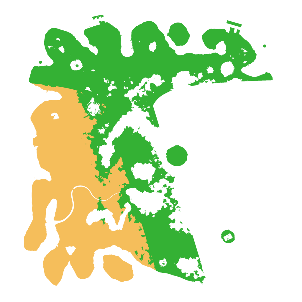 Biome Rust Map: Procedural Map, Size: 4000, Seed: 68843689