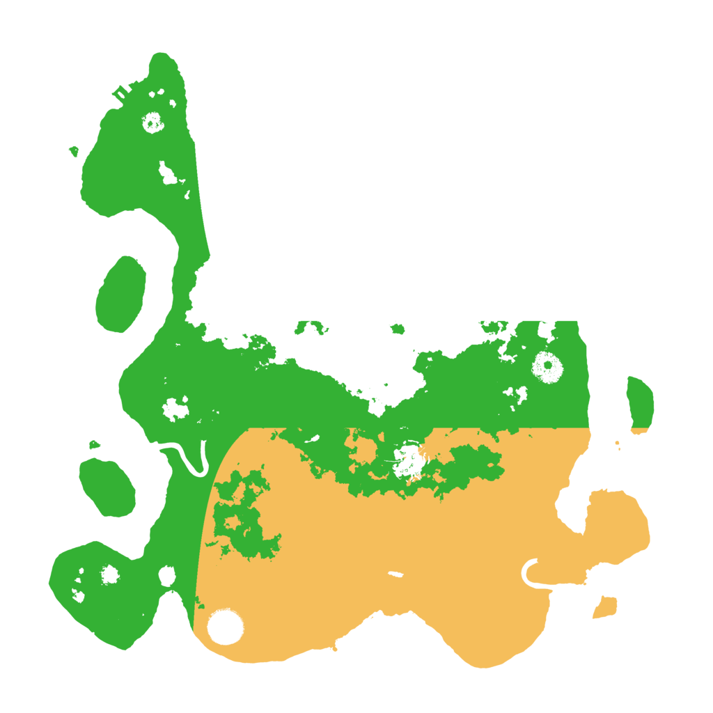 Biome Rust Map: Procedural Map, Size: 3500, Seed: 812927698