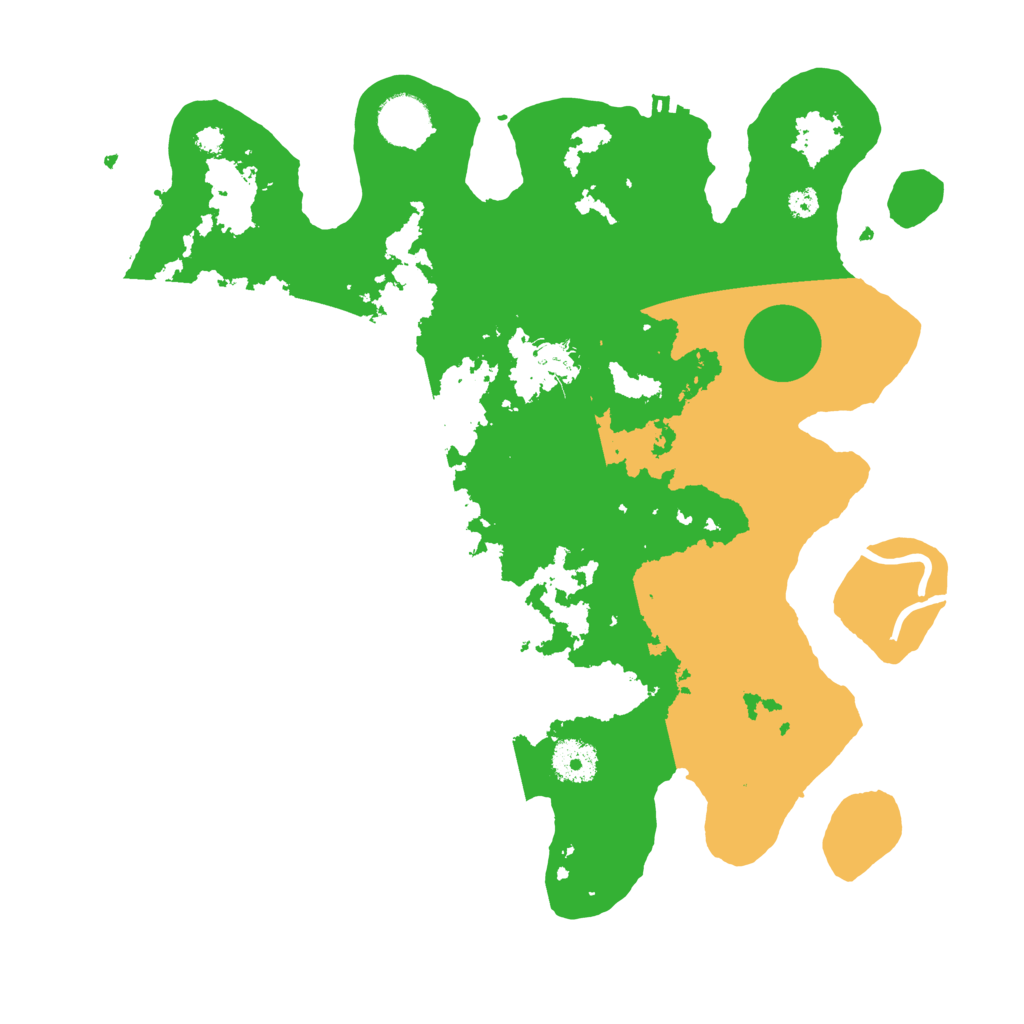 Biome Rust Map: Procedural Map, Size: 3500, Seed: 103199