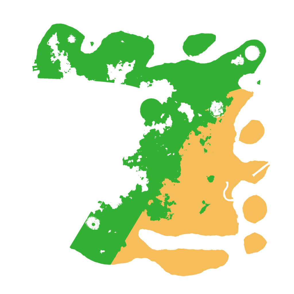 Biome Rust Map: Procedural Map, Size: 3500, Seed: 596547789