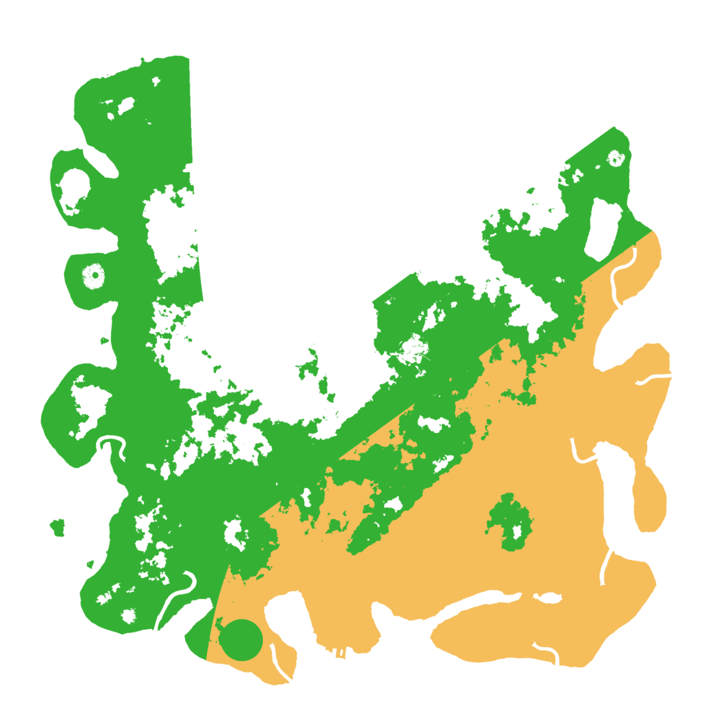 Biome Rust Map: Procedural Map, Size: 4500, Seed: 5671
