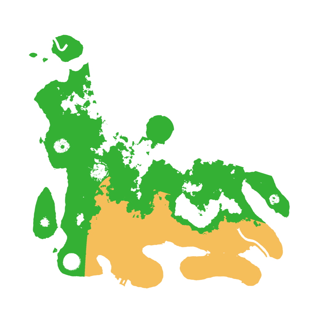 Biome Rust Map: Procedural Map, Size: 3250, Seed: 750178267