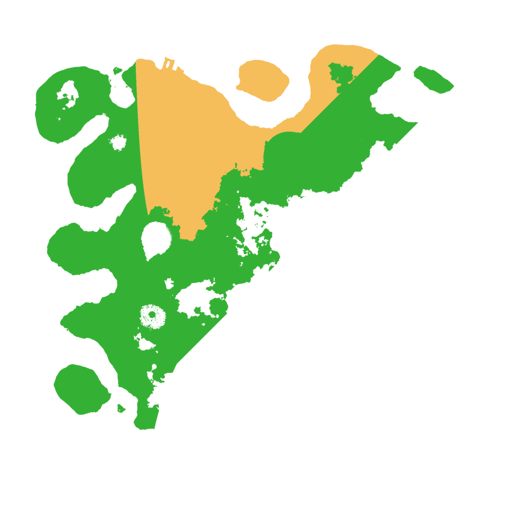 Biome Rust Map: Procedural Map, Size: 3000, Seed: 95926