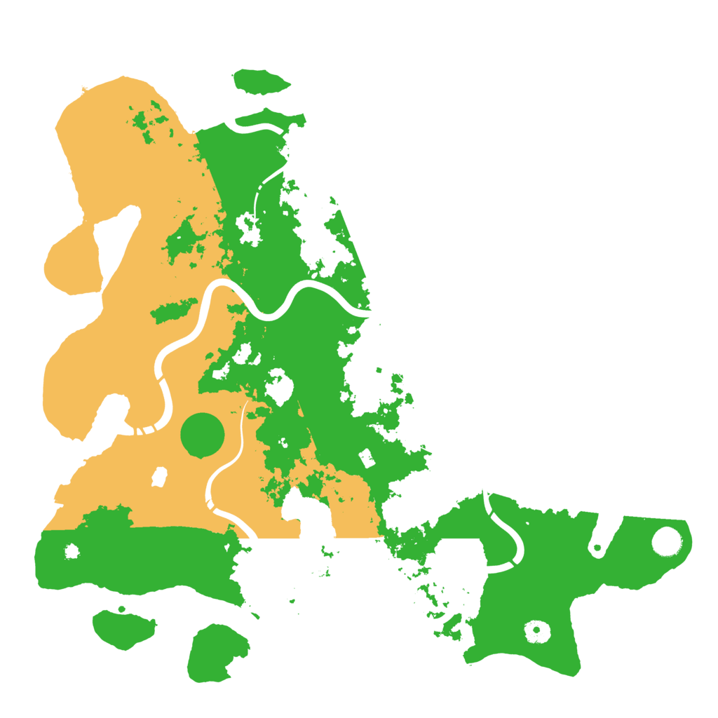 Biome Rust Map: Procedural Map, Size: 4300, Seed: 1470632938