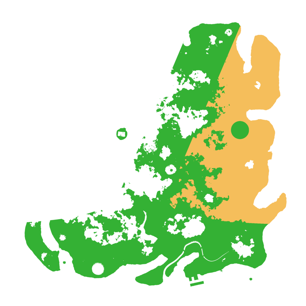 Biome Rust Map: Procedural Map, Size: 4500, Seed: 90222