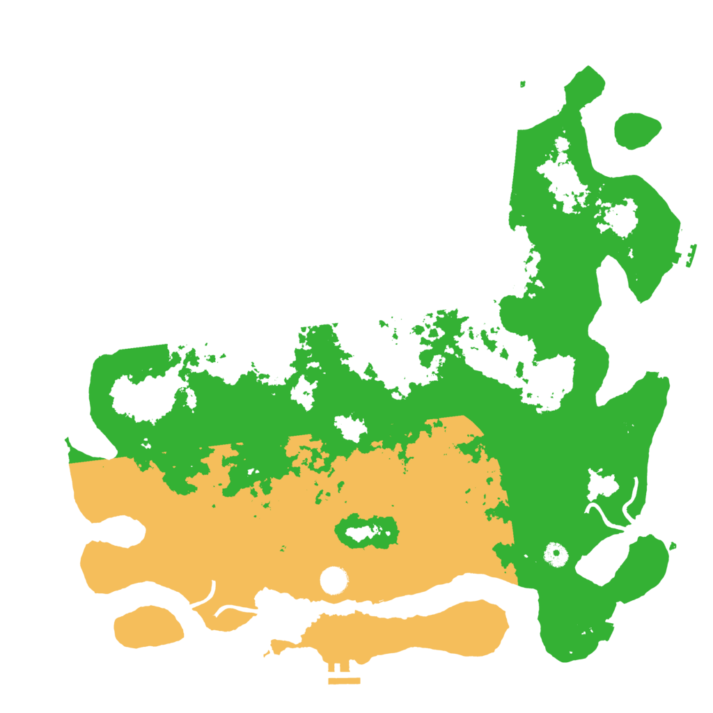 Biome Rust Map: Procedural Map, Size: 4500, Seed: 1417225867