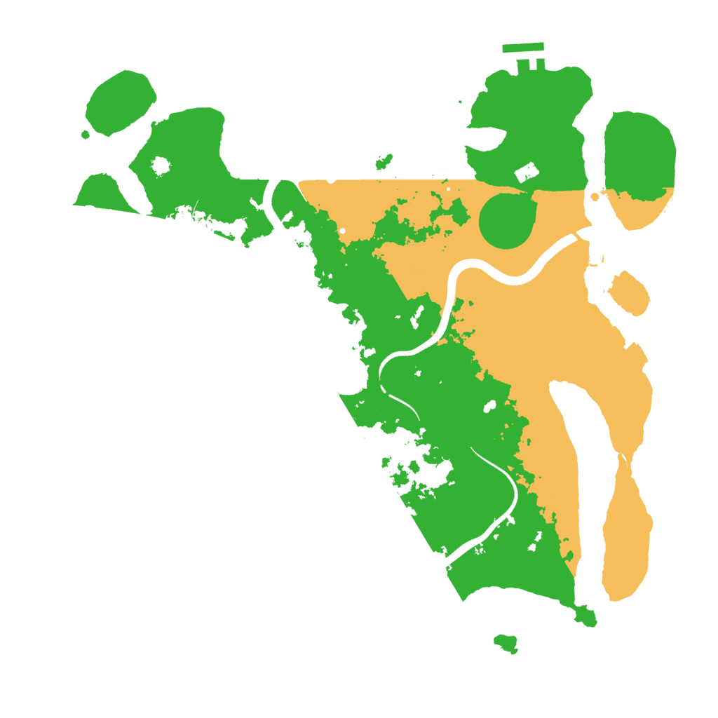 Biome Rust Map: Procedural Map, Size: 3500, Seed: 1503346590
