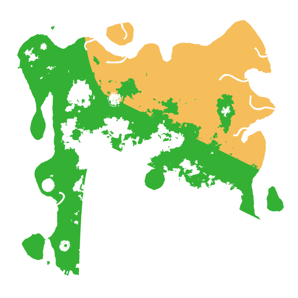 Biome Rust Map: Procedural Map, Size: 4100, Seed: 6608