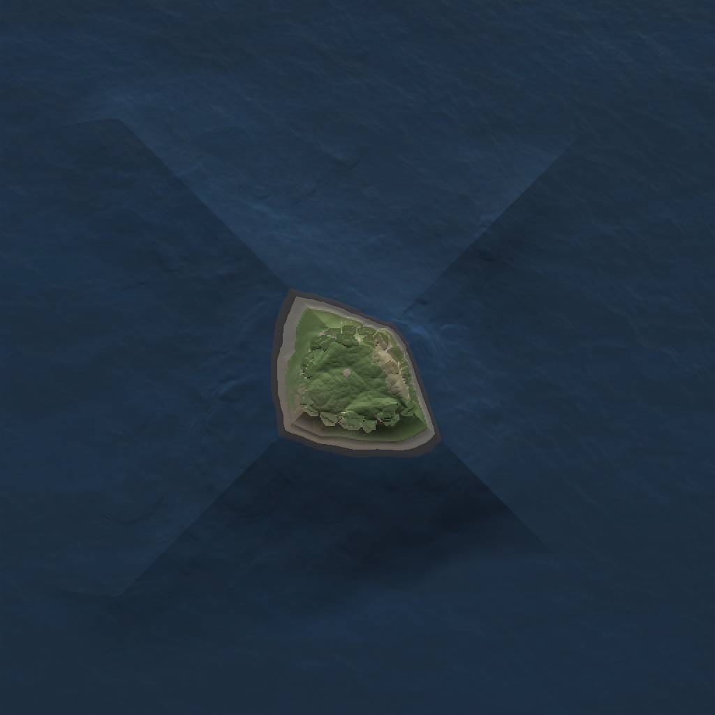 Rust Map: Procedural Map, Size: 1000, Seed: 1879655147, 3 Monuments