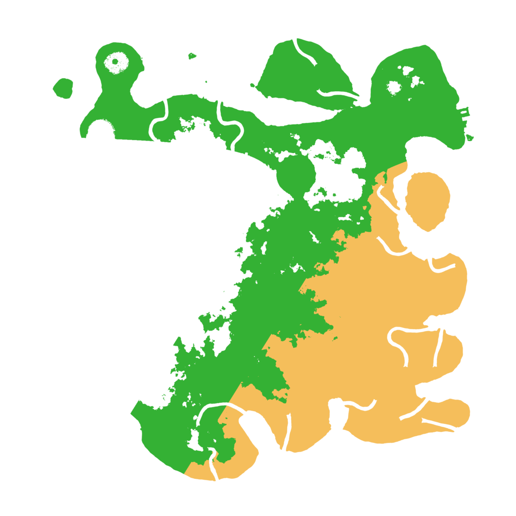 Biome Rust Map: Procedural Map, Size: 3500, Seed: 162753961