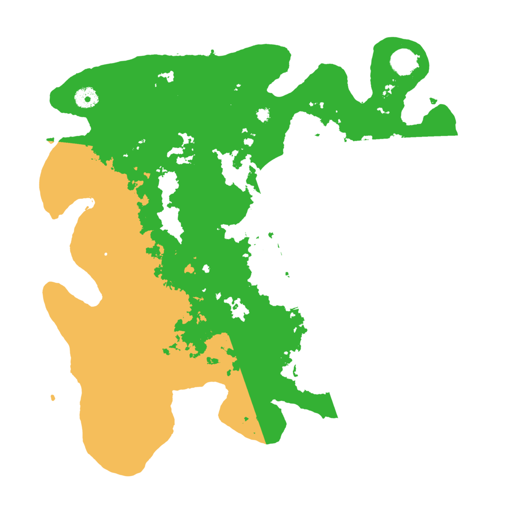 Biome Rust Map: Procedural Map, Size: 3500, Seed: 66023998