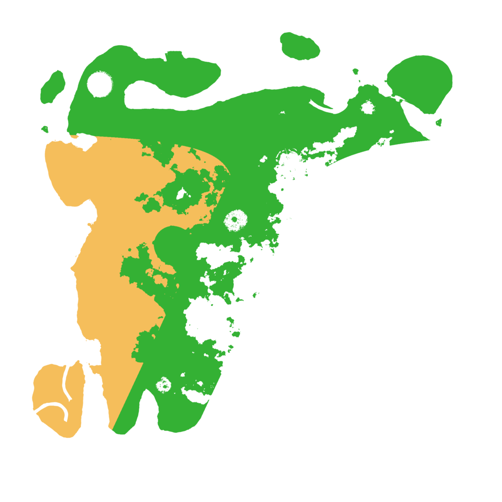 Biome Rust Map: Procedural Map, Size: 3500, Seed: 6372