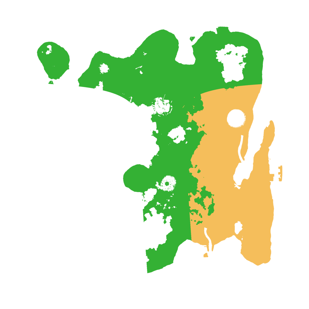 Biome Rust Map: Procedural Map, Size: 3000, Seed: 1043867948