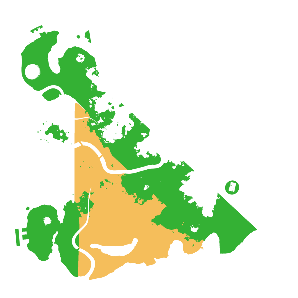 Biome Rust Map: Procedural Map, Size: 3500, Seed: 586976289