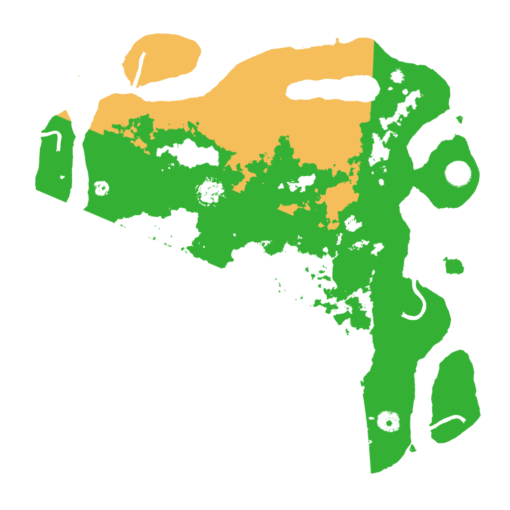 Biome Rust Map: Procedural Map, Size: 3500, Seed: 989754687