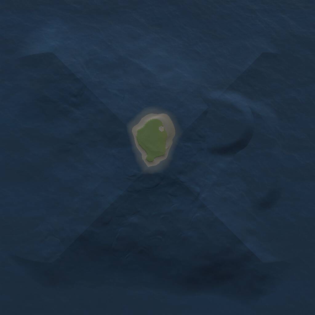 Rust Map: Procedural Map, Size: 1000, Seed: 1332362881, 1 Monuments