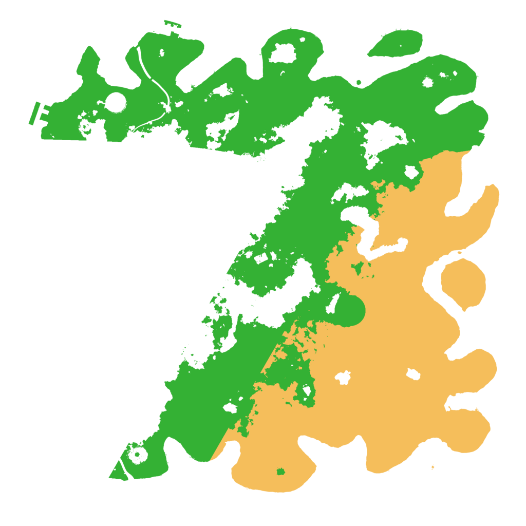 Biome Rust Map: Procedural Map, Size: 4500, Seed: 1654031535
