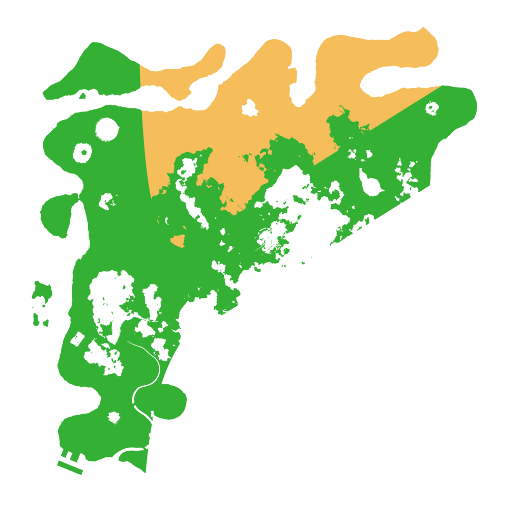 Biome Rust Map: Procedural Map, Size: 4000, Seed: 12054385