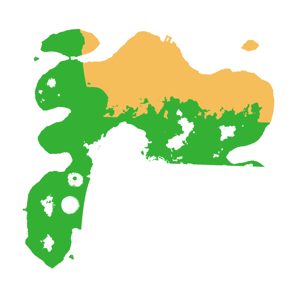 Biome Rust Map: Procedural Map, Size: 3000, Seed: 757653566