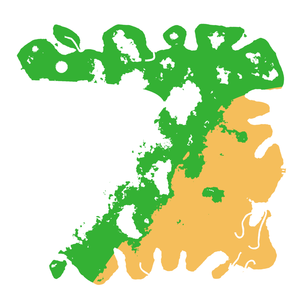 Biome Rust Map: Procedural Map, Size: 4500, Seed: 11654