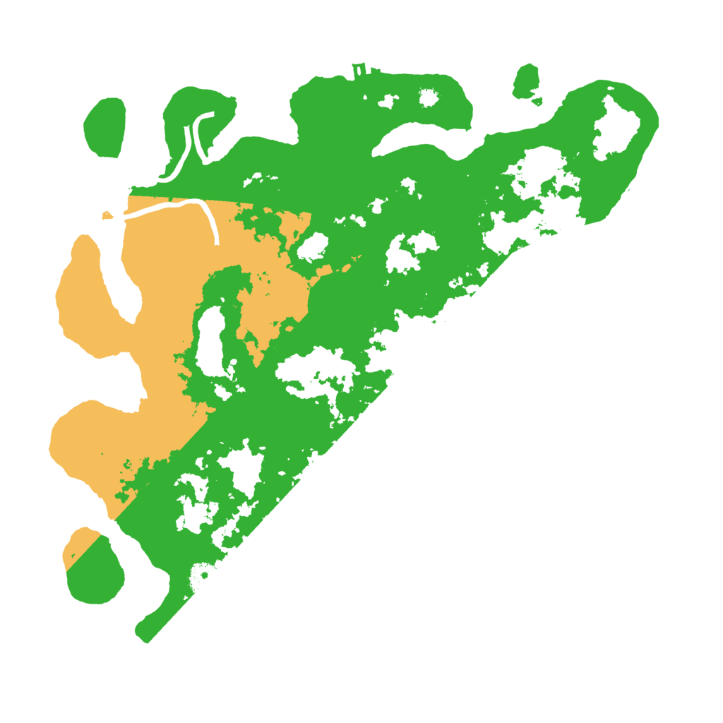 Biome Rust Map: Procedural Map, Size: 3500, Seed: 1372848375