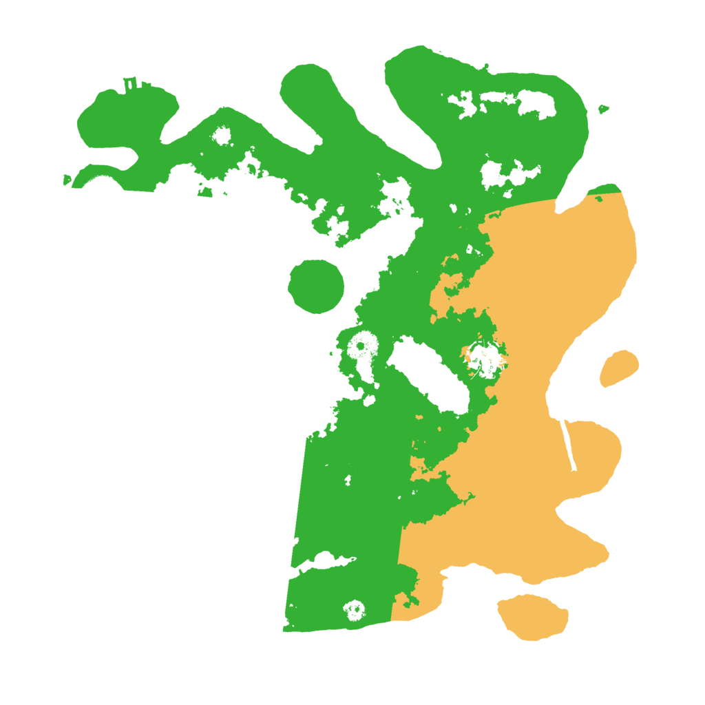 Biome Rust Map: Procedural Map, Size: 3500, Seed: 64016731