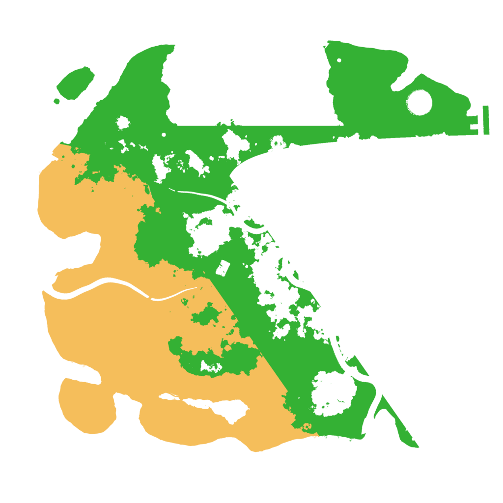 Biome Rust Map: Procedural Map, Size: 3500, Seed: 995613724