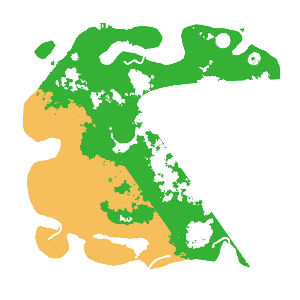 Biome Rust Map: Procedural Map, Size: 3500, Seed: 995613724