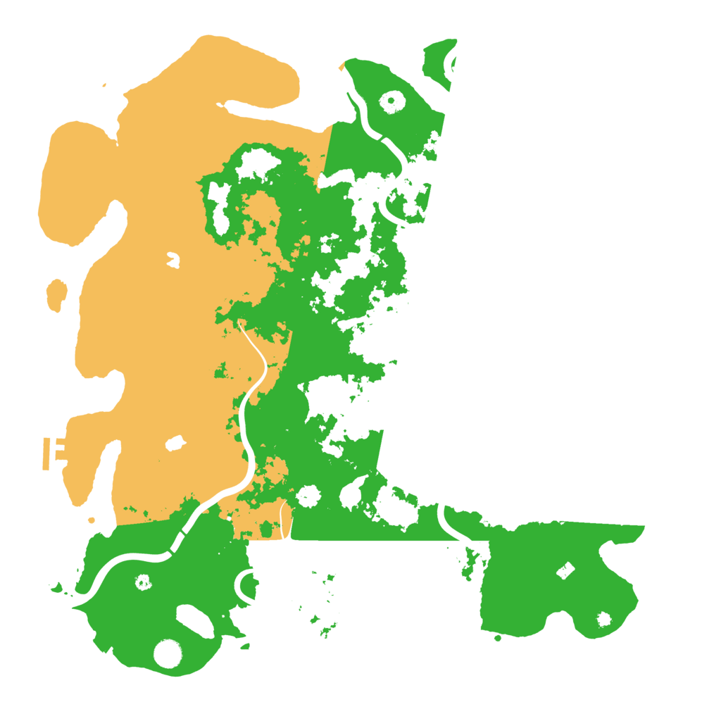 Biome Rust Map: Procedural Map, Size: 4500, Seed: 34483