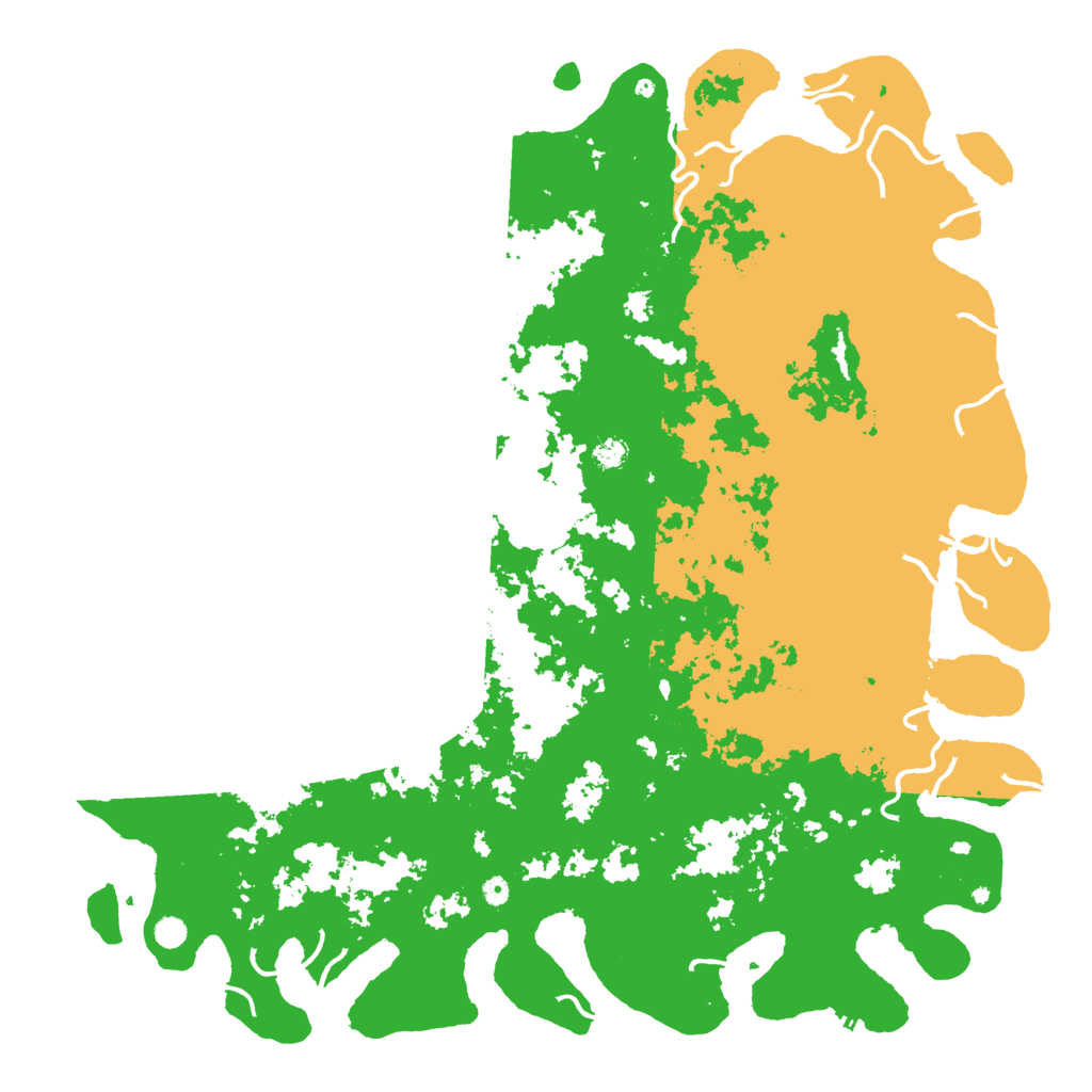 Biome Rust Map: Procedural Map, Size: 6000, Seed: 84194579