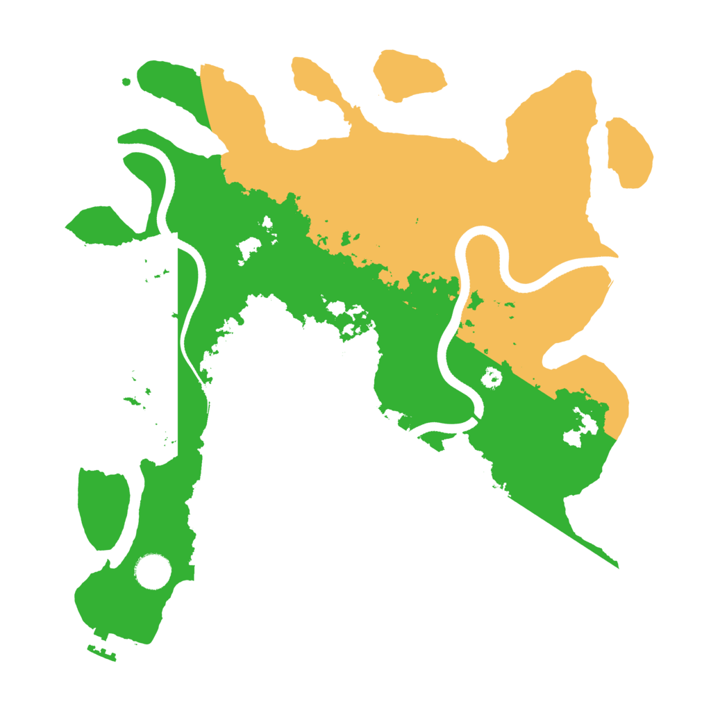 Biome Rust Map: Procedural Map, Size: 3500, Seed: 1422208869