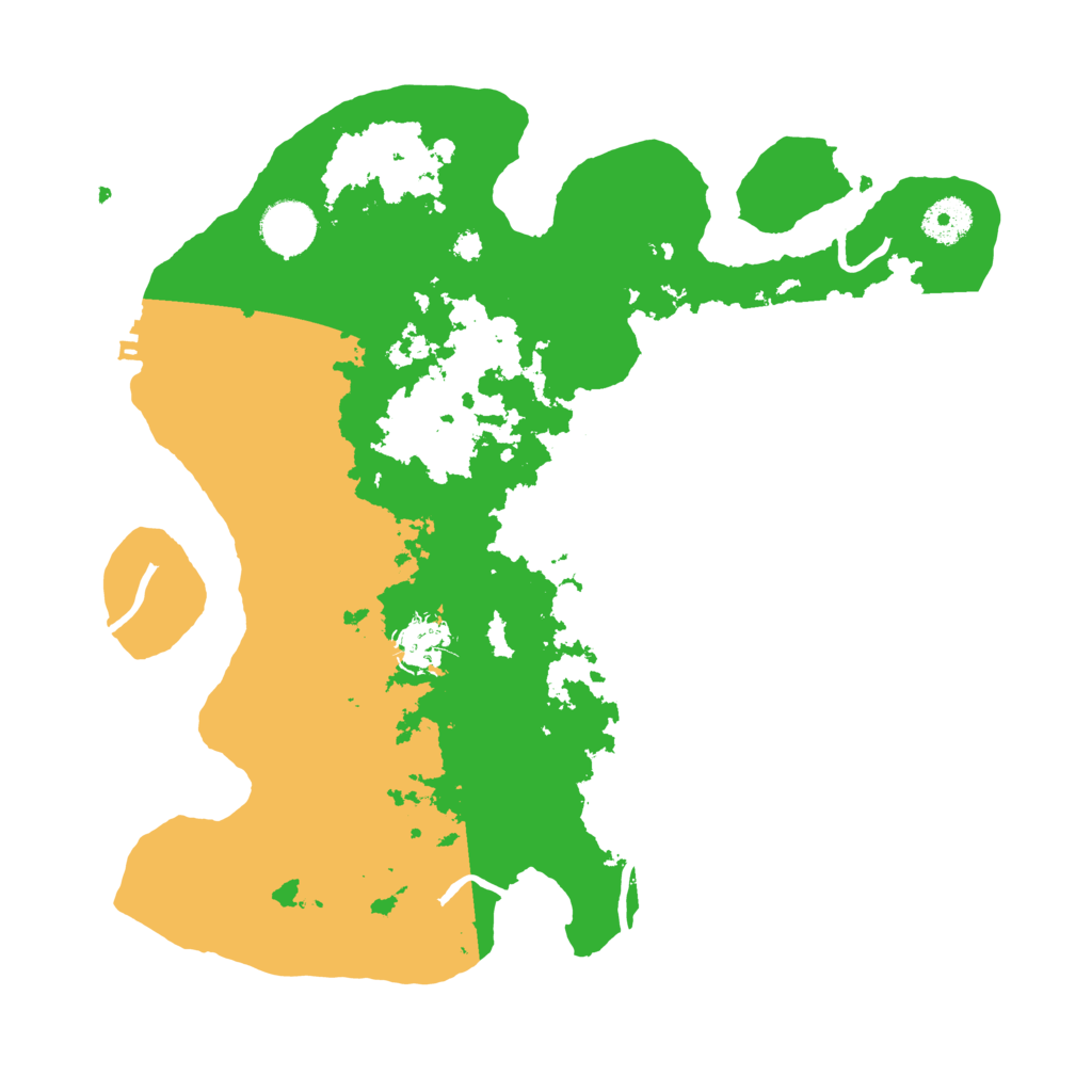 Biome Rust Map: Procedural Map, Size: 3500, Seed: 456525