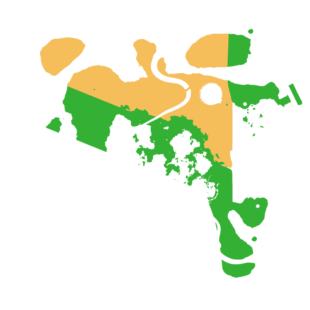 Biome Rust Map: Procedural Map, Size: 2500, Seed: 12412