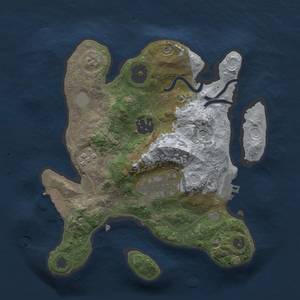 Thumbnail Rust Map: Procedural Map, Size: 2500, Seed: 80085, 11 Monuments