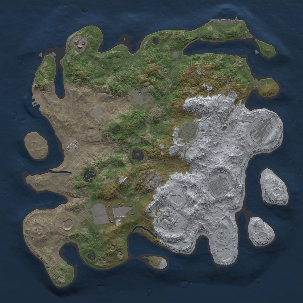 Rustoria.co :: Rust Map :: Just-Wiped