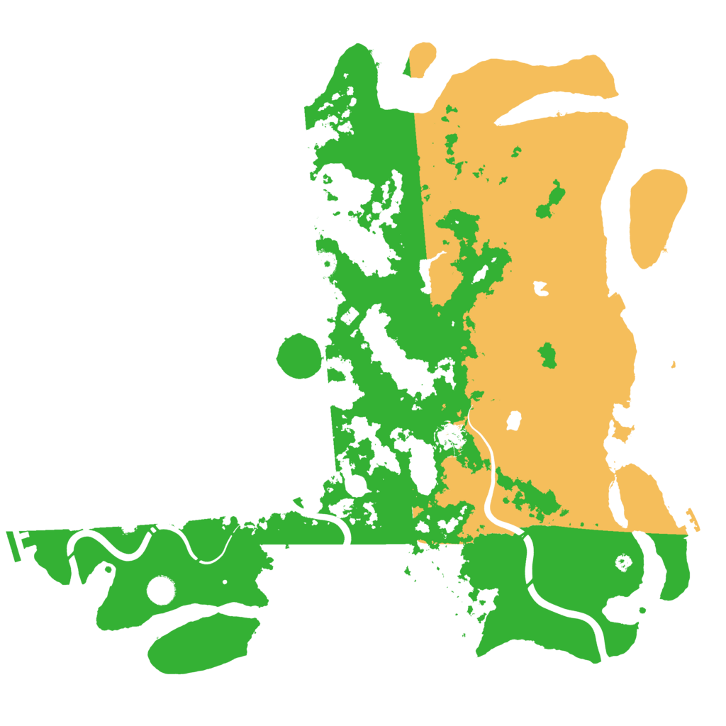 Biome Rust Map: Procedural Map, Size: 4500, Seed: 1510