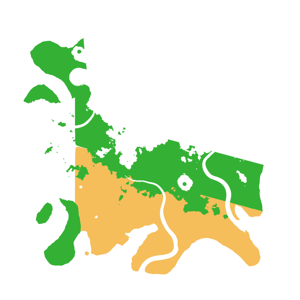 Biome Rust Map: Procedural Map, Size: 3000, Seed: 532949074