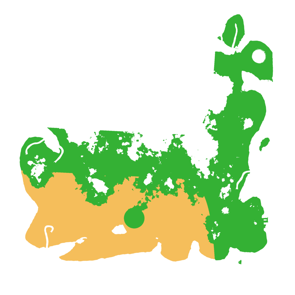 Biome Rust Map: Procedural Map, Size: 3800, Seed: 71636282