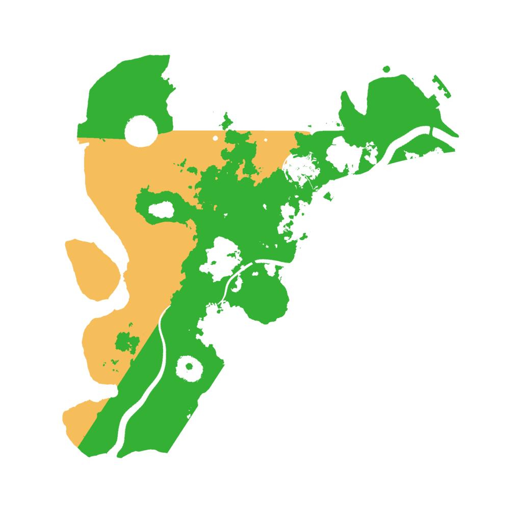 Biome Rust Map: Procedural Map, Size: 3000, Seed: 639445896