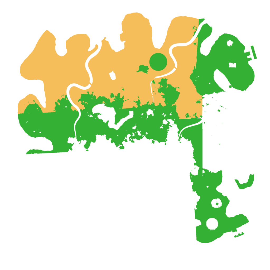 Biome Rust Map: Procedural Map, Size: 4000, Seed: 17244488