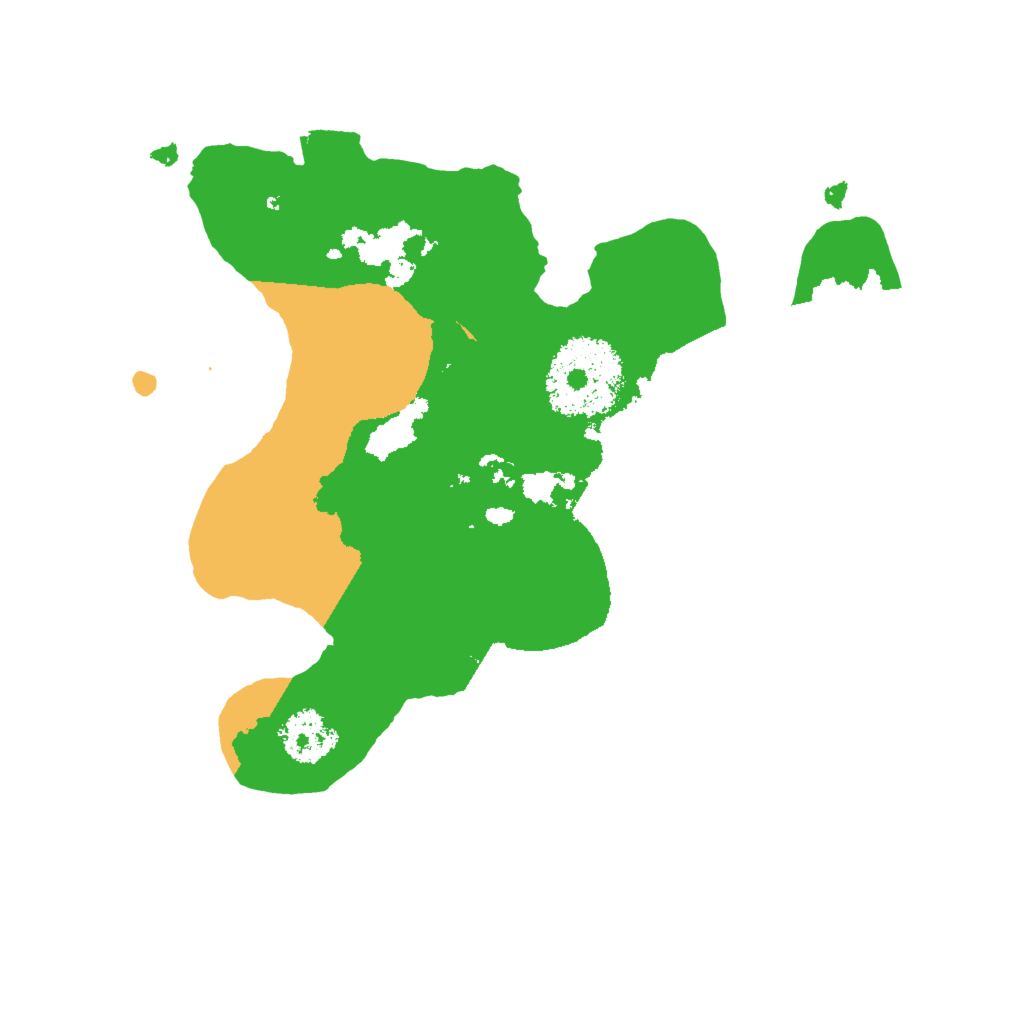 Biome Rust Map: Procedural Map, Size: 2000, Seed: 266733558