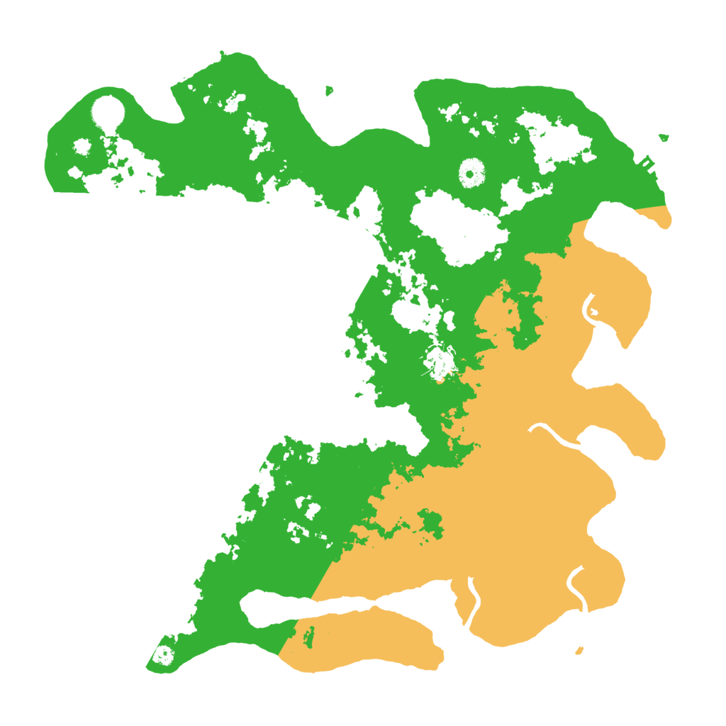 Biome Rust Map: Procedural Map, Size: 3850, Seed: 42538161