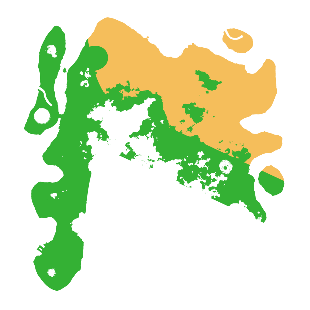 Biome Rust Map: Procedural Map, Size: 3500, Seed: 1089805793