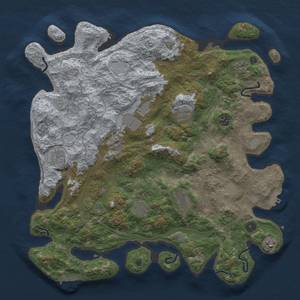 Thumbnail Rust Map: Procedural Map, Size: 4250, Seed: 48755, 19 Monuments