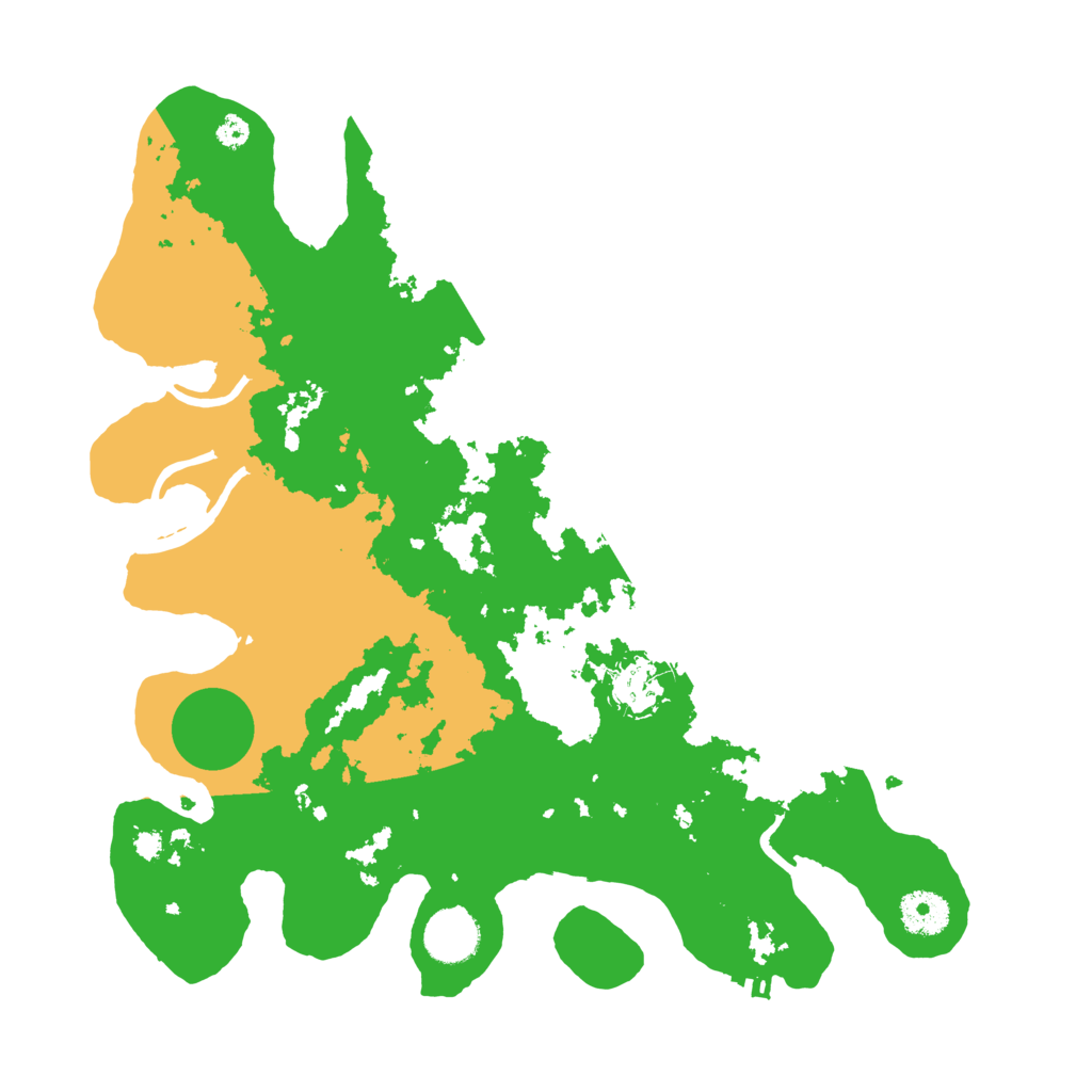 Biome Rust Map: Procedural Map, Size: 3500, Seed: 1064871765