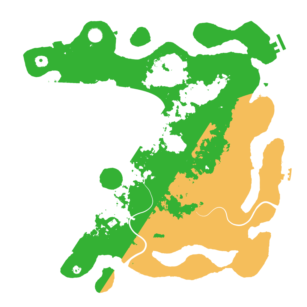 Biome Rust Map: Procedural Map, Size: 3751, Seed: 7182