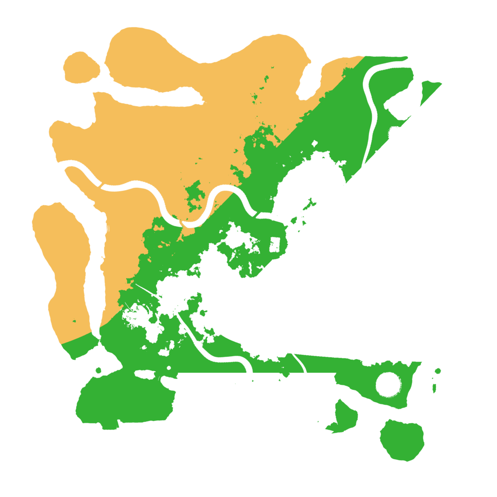 Biome Rust Map: Procedural Map, Size: 3500, Seed: 692314467